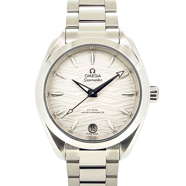 オメガ　OMEGA　シーマスター アクアテラ マスタークロノメーター　220.10.34.20.02.002　シルバー　34mm　USED　中古