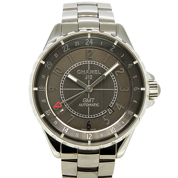 シャネル　CHANEL　J12　クロマティック GMT　H3099　チタンセラミック　41mm　グレー　USED　中古