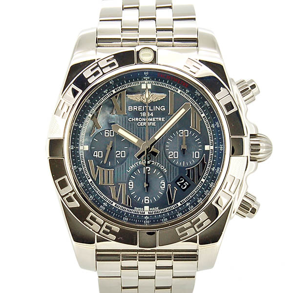 ブライトリング　BREITLING　クロノマット44　ジャパンリミテッド　A011BMPPA　ブラックシェルローマ　日本400本限定　44mm　USED　中古