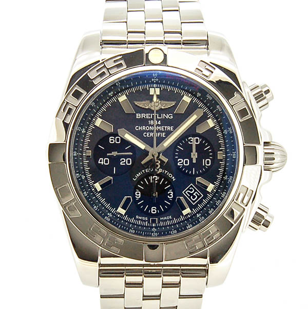 ブライトリング　BREITLING　クロノマット44 ブラックマザーオブパール　S011BMPPA　日本500本限定　44mm　USED　中古