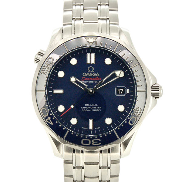 オメガ　OMEGA　シーマスター300 コーアクシャル　212.30.41.20.03.001　ブルー　41mm　USED　中古