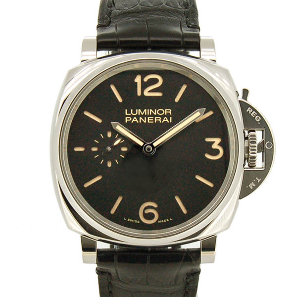 パネライ　PANERAI　ルミノール ドゥエ 3デイズ アッチャイオ　PAM00676　42mm　手巻き　USED　中古