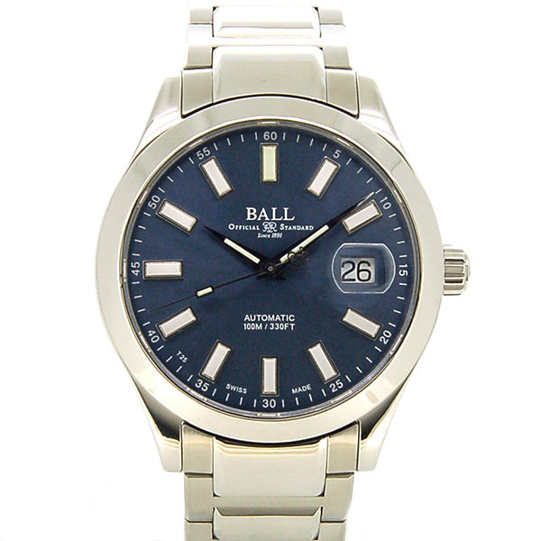 ボールウォッチ　BALL　エンジニアII  マーベライト　NM2026C-S6J-BE　 ブルー　SS　40mm　USED　中古