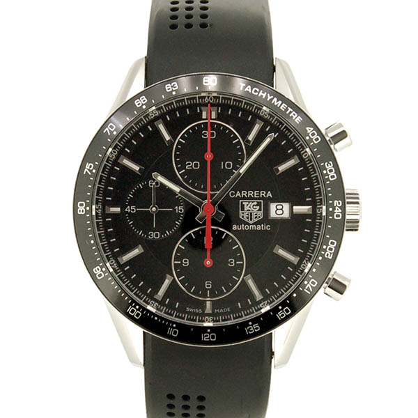 タグホイヤー　TAG HEUER　カレラ レーシング クロノグラフ　CV2014.FT6014　SS　ブラック　41mm　USED　中古