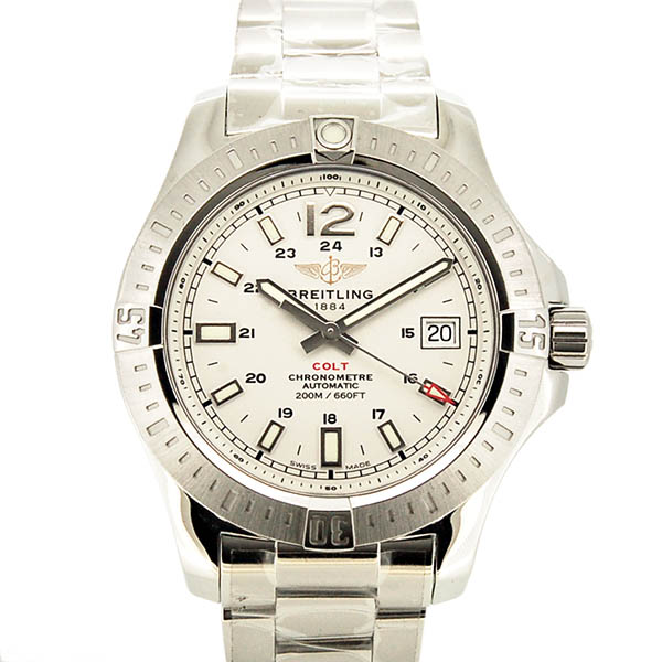 ブライトリング　BREITLING　コルト オートマチック 41　A169G20PCS　シルバー　自動巻　SS　未使用品