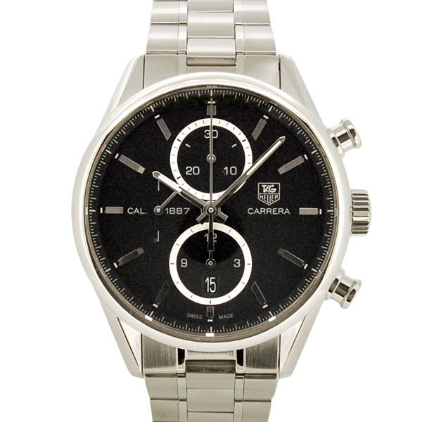 タグホイヤー　TAG HEUER　カレラクロノ キャリバー1887　CAR2110.BA0720　41mm　SS　ブラック　自動巻　USED　中古