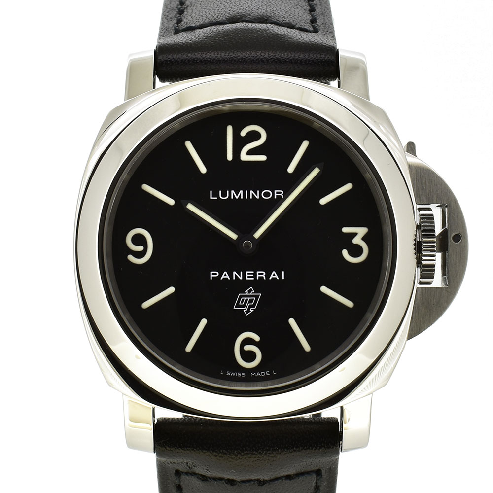 パネライ　PANERAI　ルミノールベースLOGO　44mm　PAM00000　手巻き　革ベルト　USED　中古