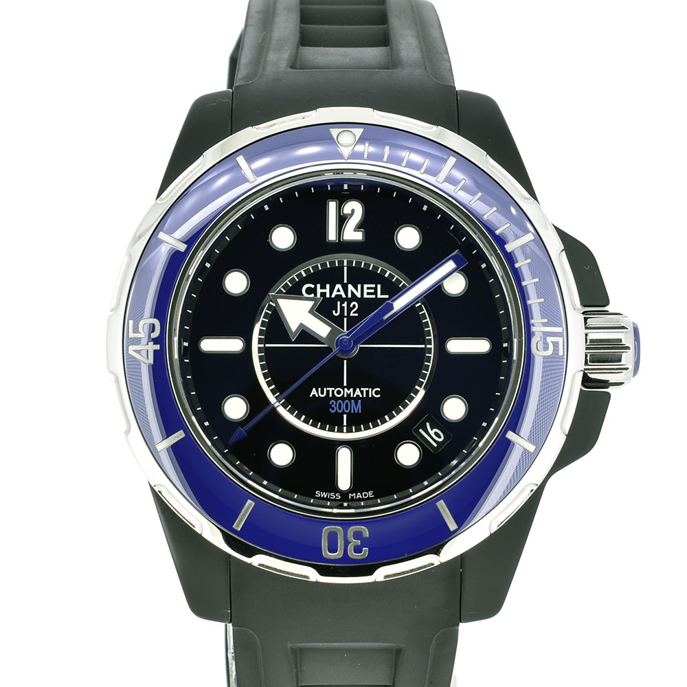 シャネル　CHANEL　J12 マリーン 42　H2559　ブラック　USED　中古