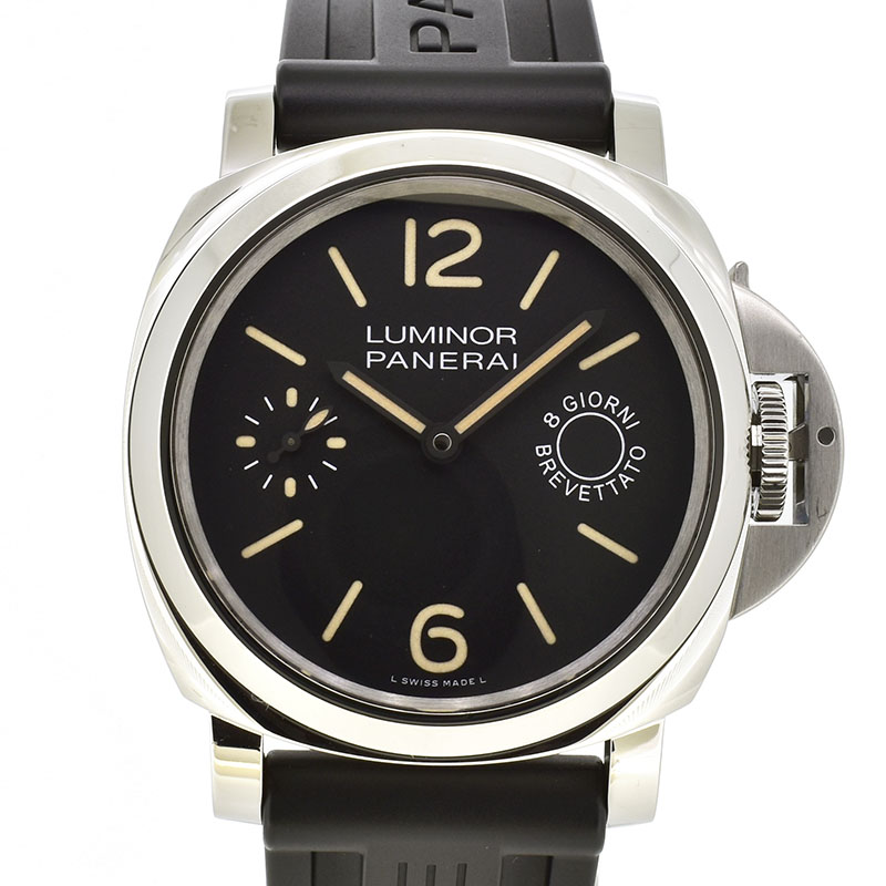 パネライ　PANERAI　ルミノールマリーナ　8デイズ　アッチャイオ　PAM00590　44mm　手巻き　USED　中古