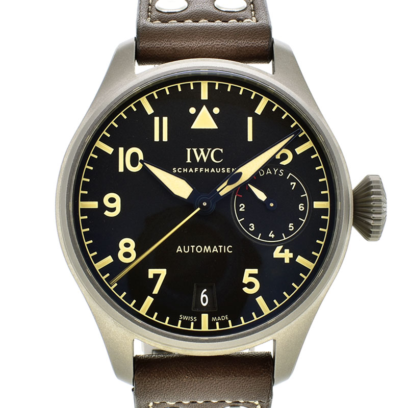 IWC　ビッグパイロットウォッチ ヘリテージ 7デイズ　IW501004　チタン　ブラック　自動巻　46.2mm　USED　中古