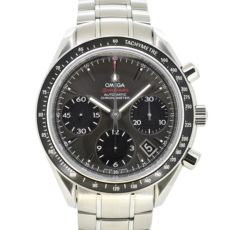 オメガ　OMEGA　スピードマスターオートマティックデイト　323.30.40.40.06.001　グレー/ブラック　40mm　USED　中古