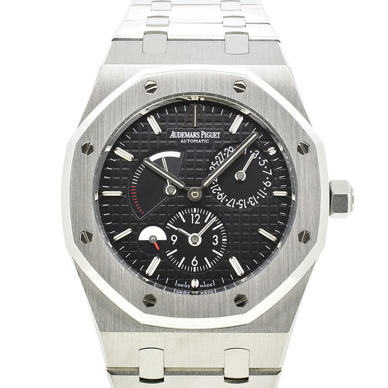 オーデマ・ピゲ　AUDEMARS PIGUET　ロイヤルオーク　デュアルタイム　26120ST.OO.1220ST.03　ブラック　39mm　USED　中古