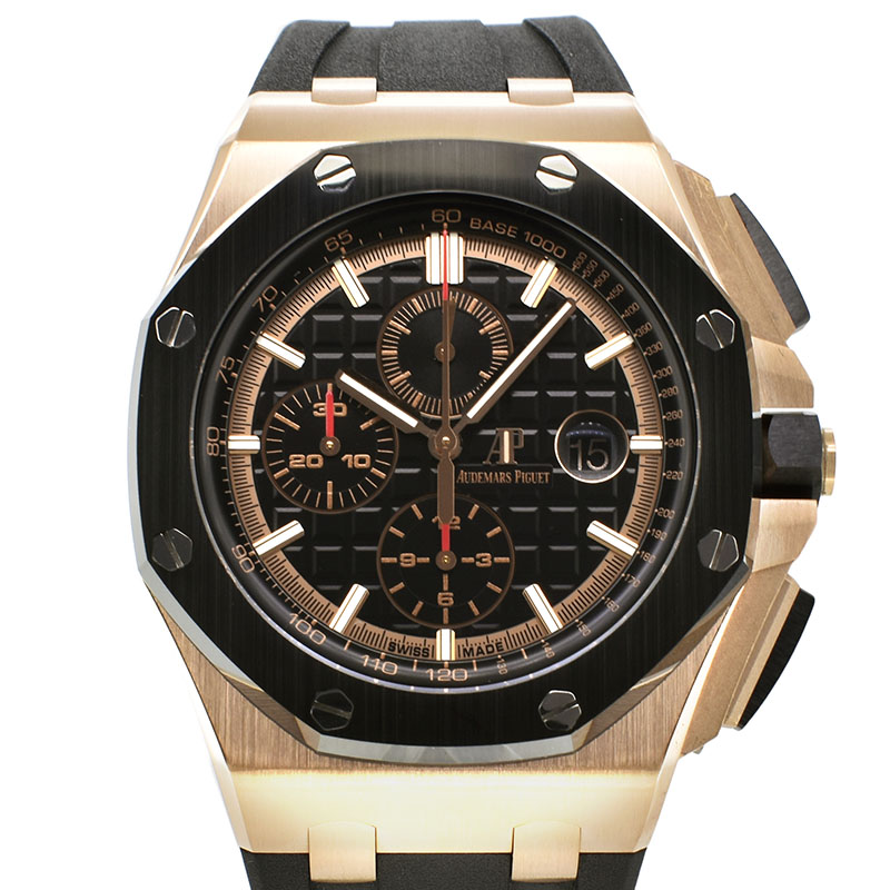 オーデマ・ピゲ　AUDEMARS PIGUET　ロイヤルオーク　オフショア　クロノグラフ　26401RO.OO.A002CA.02　18KPG　44mm　ブラック　USED　中古