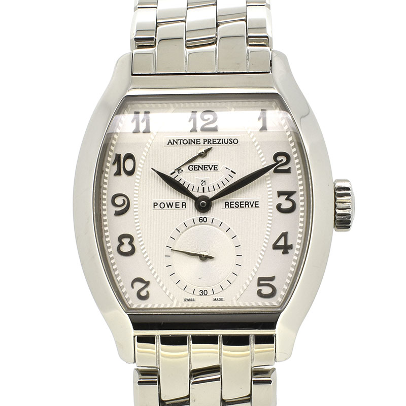 アントワーヌ プレジウソ　PR.H SWG-M　パワーリザーブ　SS　シルバー　34×41mm　360本限定　手巻き　USED　中古