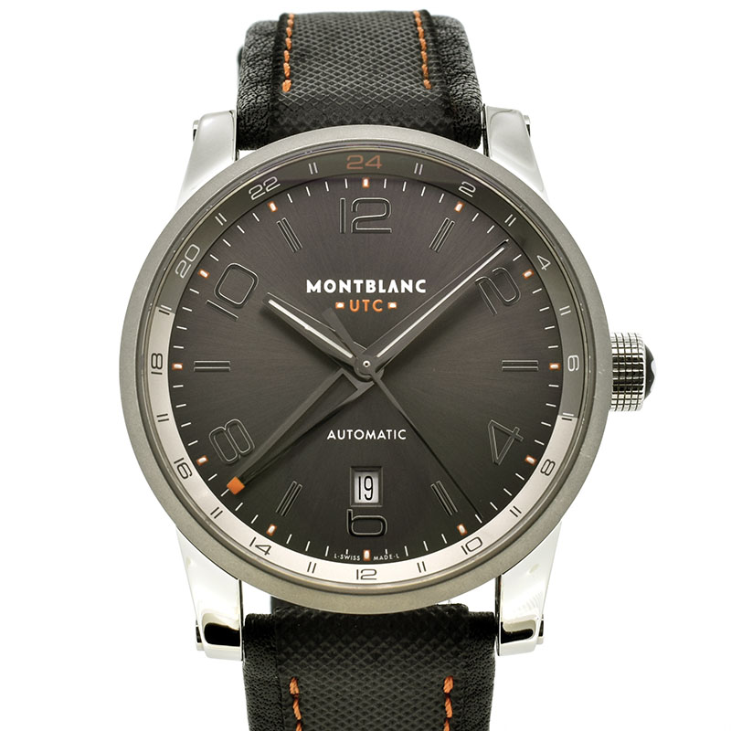 モンブラン　MONTBLANC　タイムウォーカー ボイジャー UTC　109137　42mm　革ベルト　自動巻　USED　中古