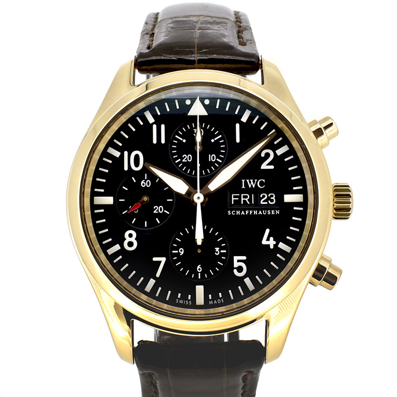 IWC　パイロットウォッチ　クロノグラフ　IW371713　18Kローズゴールド　42mm　USED　中古