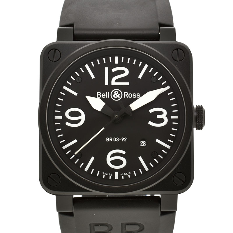 ベル＆ロス　BELL＆ROSS　BR03-92　42mm　PVD　ブラック　USED　中古