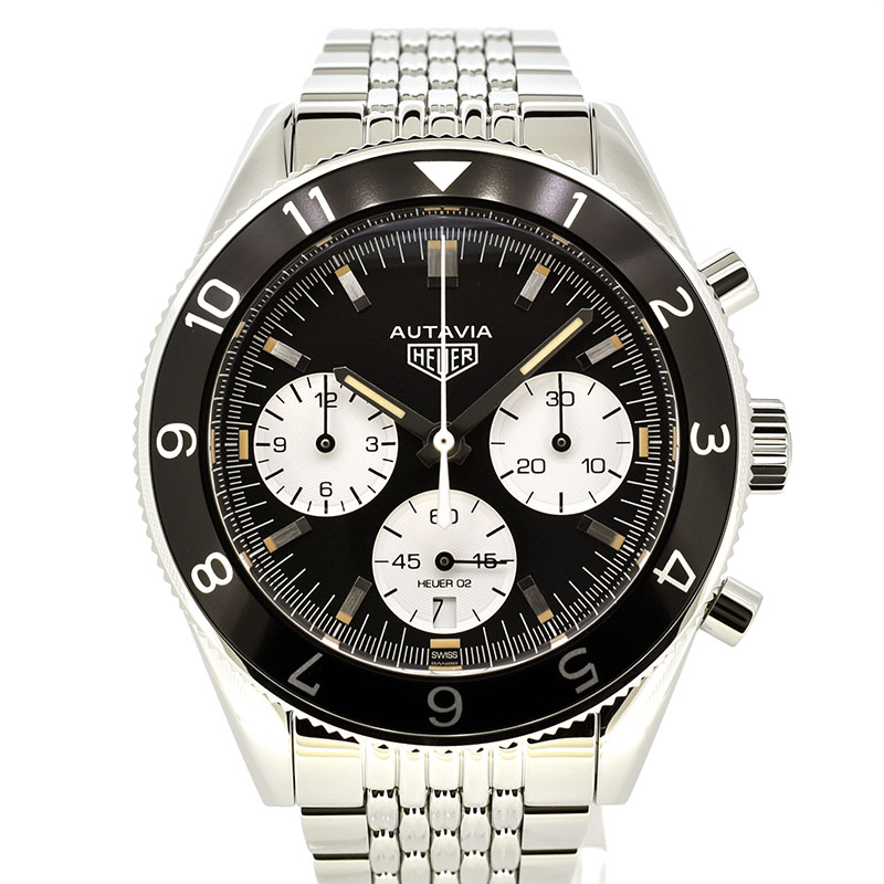 タグホイヤー　TAG HEUER　オータヴィア ヘリテージ キャリバー02  クロノグラフ　CBE2110.BA0687　42mm　USED　中古