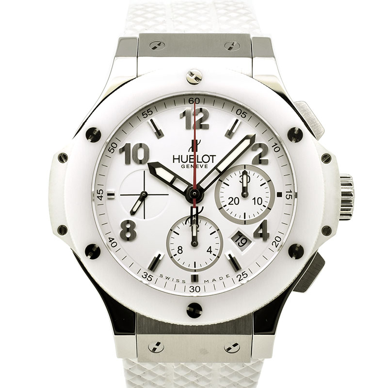 ウブロ　HUBLOT　ビッグバン　サンモリッツ　301.SE.230.RW　ホワイトセラミック　44mm　USED　中古