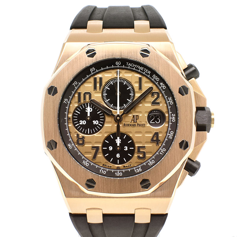 オーデマ・ピゲ　AUDEMARS PIGUET　ロイヤルオーク オフショアクロノグラフ　26470OR.OO.A002CR.01　18KPG　ラバーベルト　42mm　USED　中古