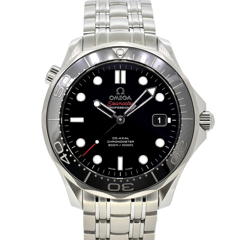 オメガ　OMEGA　シーマスター300 コーアクシャル　212.30.41.20.01.003　ブラック　41mm　USED　中古