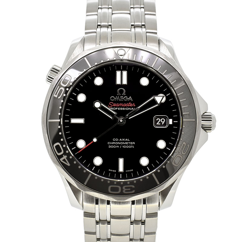 オメガ　OMEGA　シーマスター300 コーアクシャル　212.30.41.20.01.003　ブラック　41mm　USED　中古
