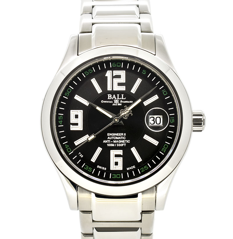 ボールウォッチ　BALL　エンジニアII  NM1020C-S4J-BK　 ブラック　SS　40mm　USED　中古
