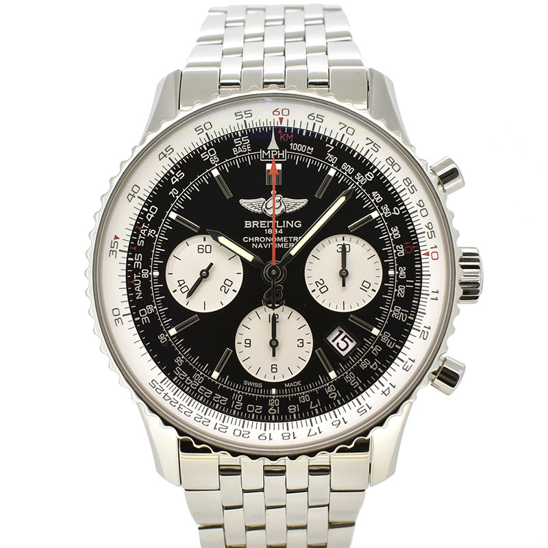 ブライトリング　BREITLING　ナビタイマー01　リミテッド S232B48NP　ブラック　世界2000本限定　USED　中古