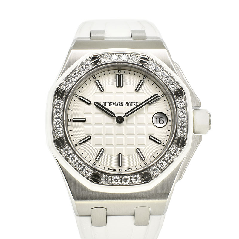 オーデマ・ピゲ　AUDEMARS PIGUET　ロイヤルオーク オフショア 　67540SK.ZZ.A010CA.01　37mm　ダイヤベゼル　クォーツ　USED　中古
