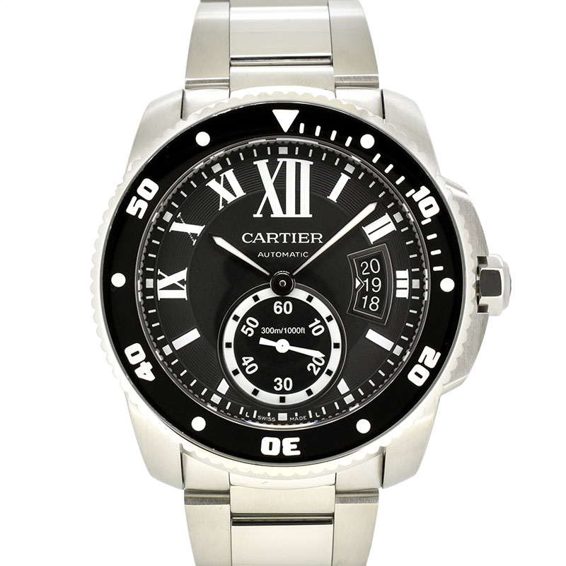 カルティエ　CARTIER　カリブル　ドゥ　カルティエ　ダイバー　W7100057　メンズ　42mm　USED　中古