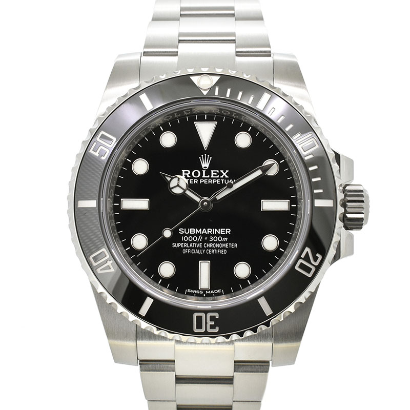 ロレックス　ROLEX　サブマリーナ　ノンデイト　114060　メンズ　SS　ブラック　ランダム番　未使用品