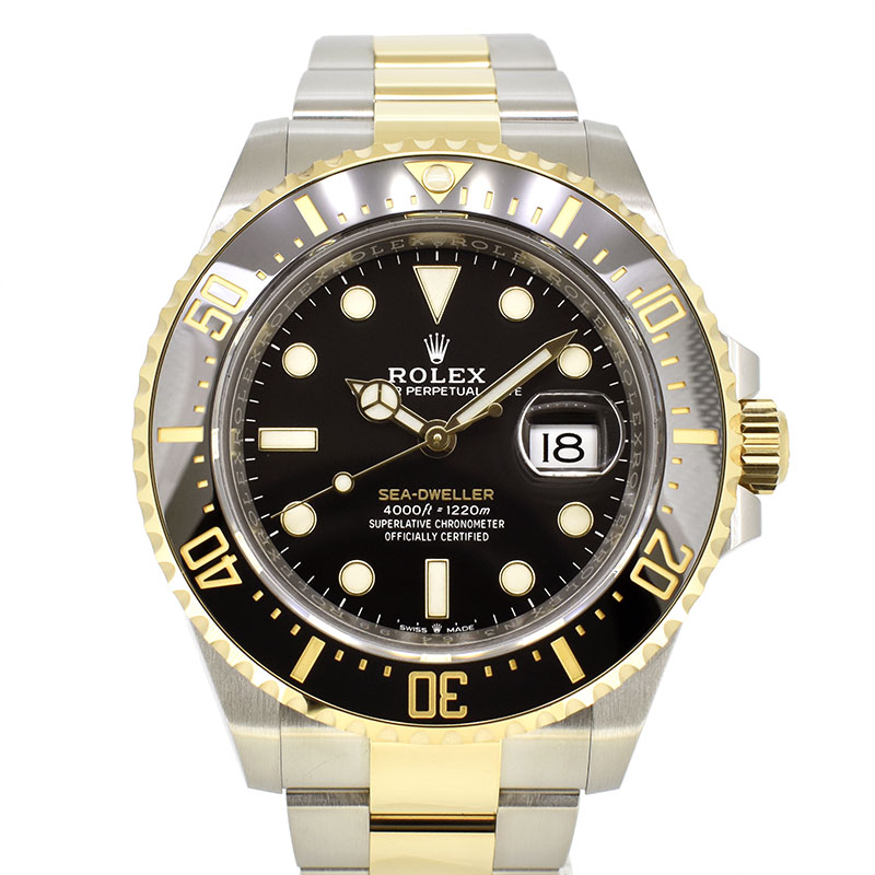 ロレックス　ROLEX　シードゥエラー　126603　43mm　ブラック　18KYG×SS　国内正規品　未使用品