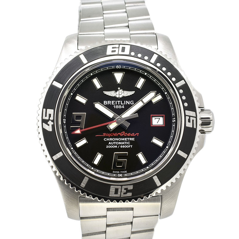 ブライトリング　BREITLING　スーパーオーシャン44　A188B76PSS　アビスレッド　44mm　USED　中古