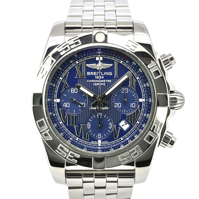 ブライトリング　BREITLING　クロノマット44　A011C83PA　ブルーローマ　44mm　USED　中古