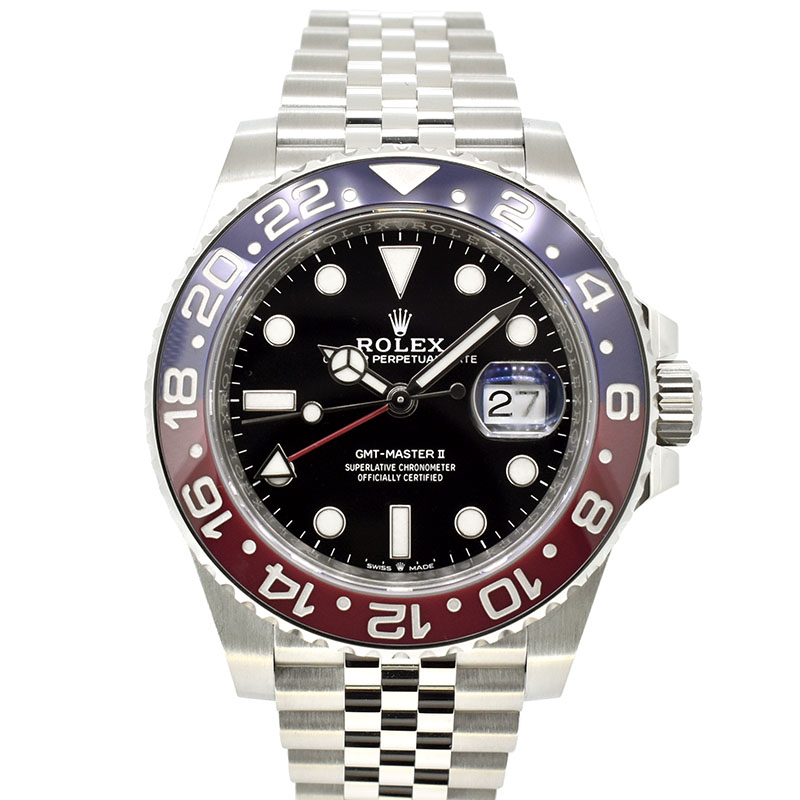 ロレックス　ROLEX　GMTマスター2　126710BLRO　ブルー/レッドベゼル　40mm　未使用品