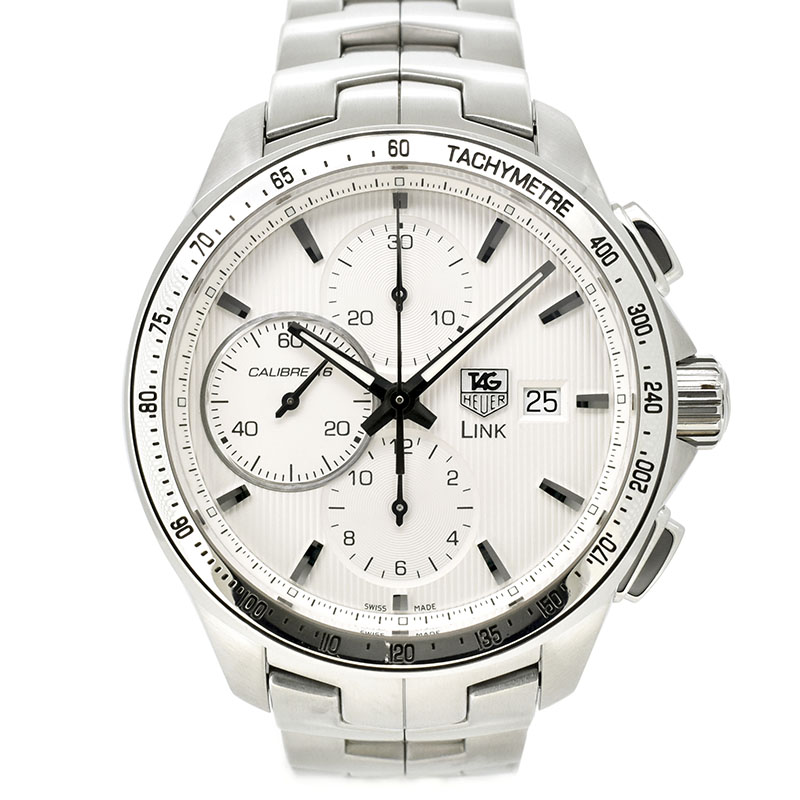 タグホイヤー　TAG HEUER　リンク クロノグラフ キャリバー16　CAT2011.BA0952　シルバー　43mm　USED　中古