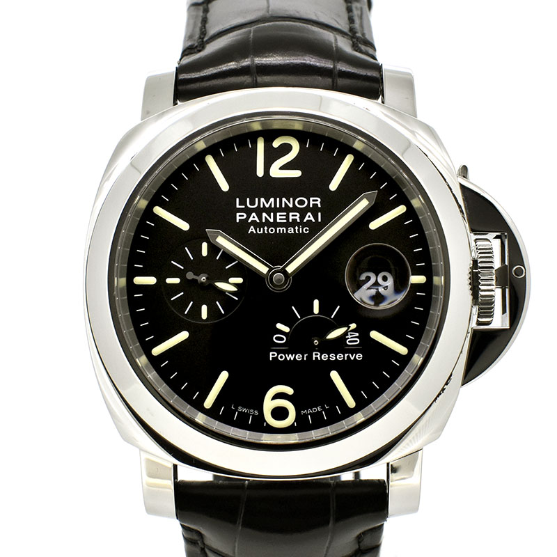 パネライ　PANERAI　ルミノールパワーリザーブ　44mm　PAM00090　ブラック　R番　USED　中古