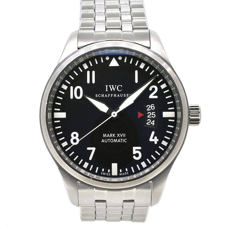 IWC　パイロットウォッチ　マーク17　IW326504　ブラック　41mm　USED　中古
