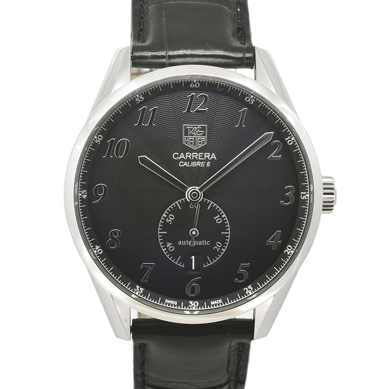 タグホイヤー　TAG HEUER　カレラ ヘリテージ キャリバー6　WAS2110.FC6180　ブラック　39mm　USED　中古