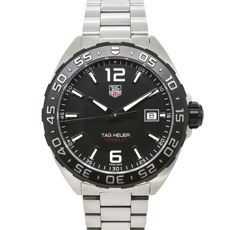 タグホイヤー　TAG HEUER　フォーミュラ1　WAZ1110.BA0875 　ブラック　クォーツ　SS　41mm　USED　中古