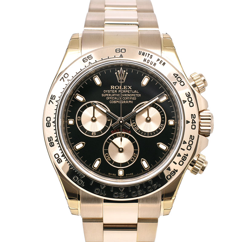 ロレックス　ROLEX　デイトナ　Ref.116505　エバーローズゴールド　ブラック/ピンク　ランダム番　USED　中古