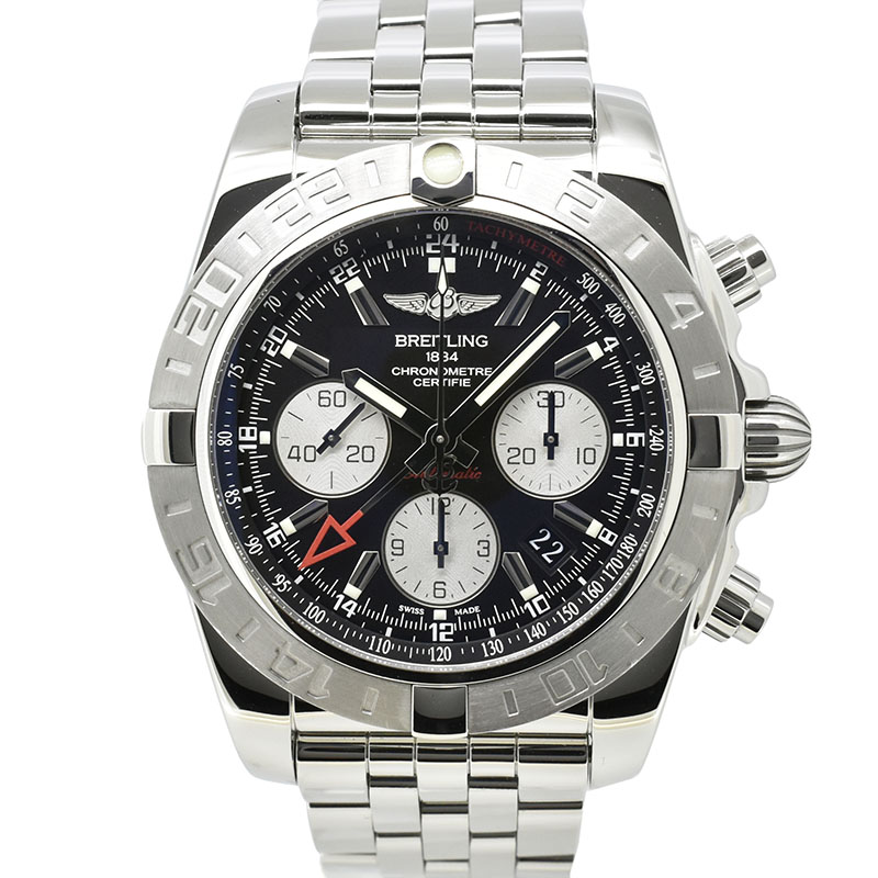 ブライトリング　BREITLING　クロノマット44 GMT　A042B56PA　オニキスブラック　SS　44mm　USED　中古
