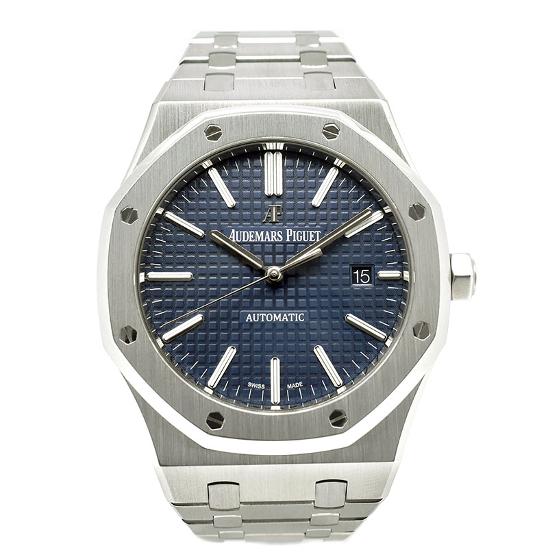 オーデマ・ピゲ　AUDEMARS PIGUET　ロイヤルオーク　15400ST.OO.1220ST.03　41mm　ブルー　ブティック限定　USED　中古