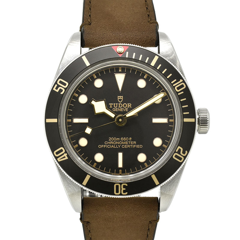 チューダー(チュードル)　TUDOR　ヘリテージ ブラックベイ フィフティエイト　79030N　39mm　ブラック　USED　中古