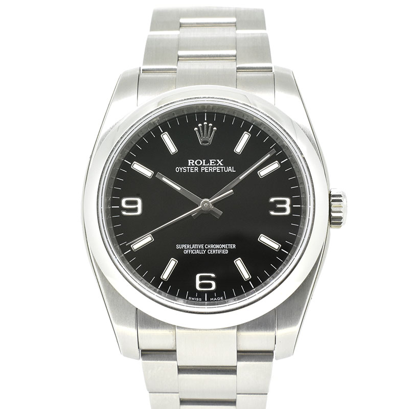 ロレックス　ROLEX　オイスターパーペチュアル　116000　ブラック369　36mm　SS　日本限定　未使用品