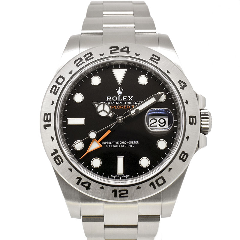 ロレックス　ROLEX　エクスプローラー2　Ref.216570　ブラック　ランダム番　USED　中古