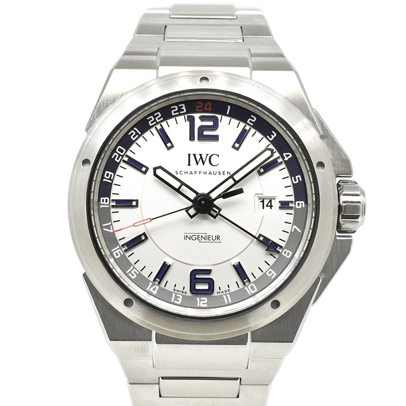 IWC　インヂュニア　デュアルタイム　IW324404　43mm　シルバー　USED　中古