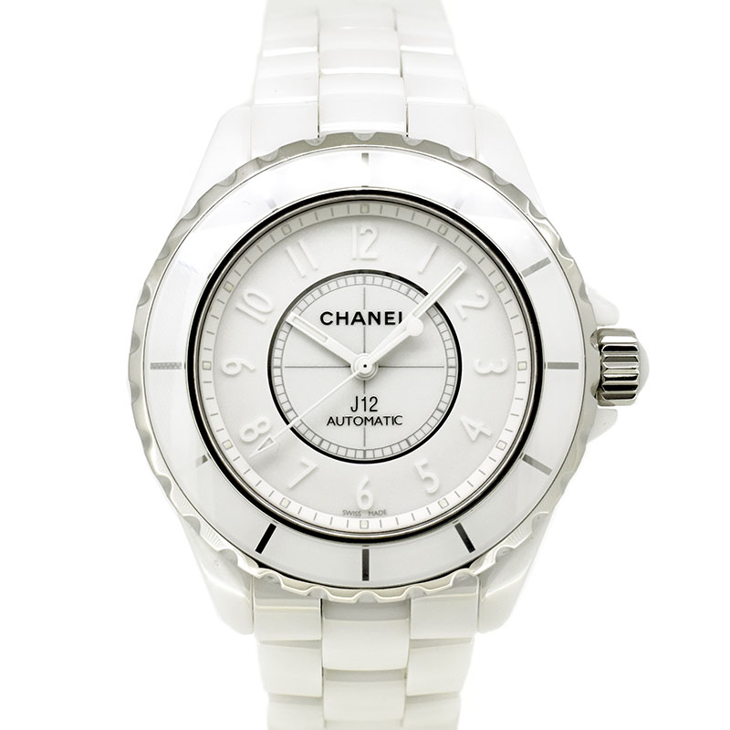 シャネル　CHANEL　J12　ホワイトファントム　H3443　38mm　世界2000本限定　USED　中古