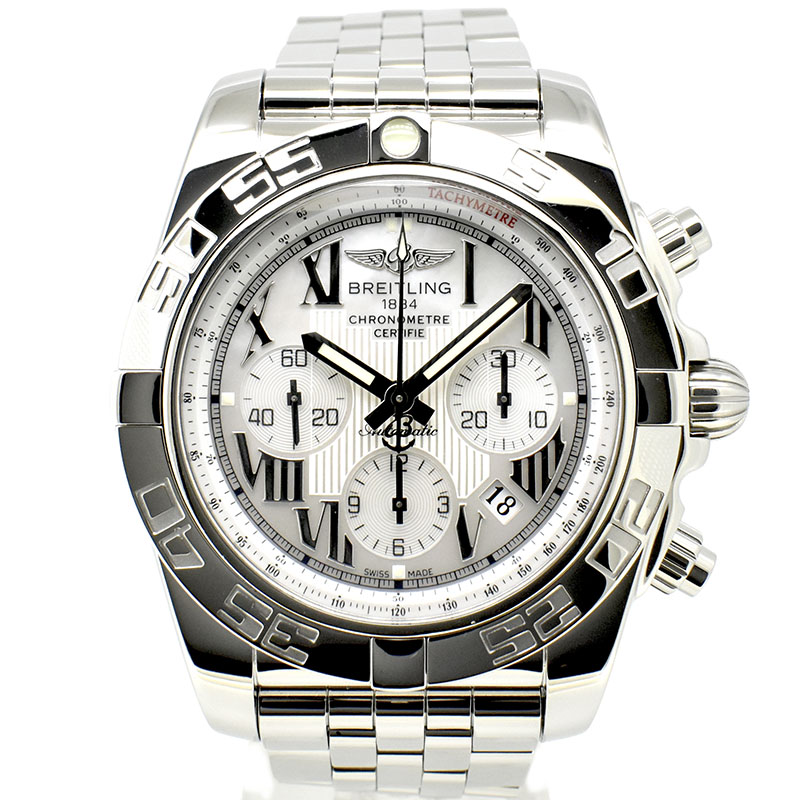 ブライトリング　BREITLING　クロノマット44　A011A91PA　ホワイトシェルローマ　44mm　USED　中古