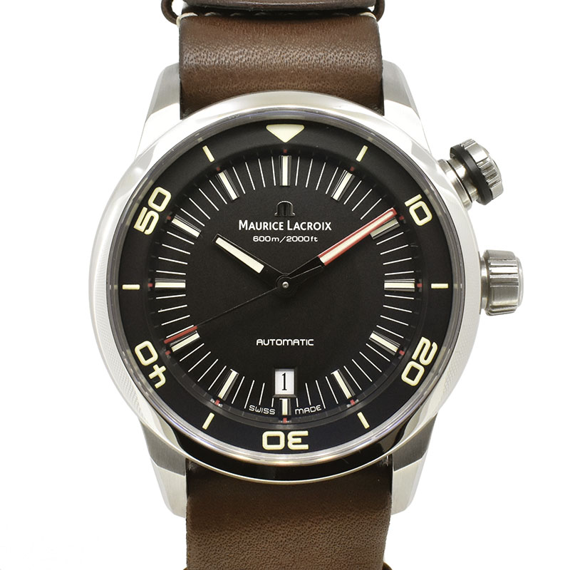 モーリスラクロア　MAURICE LACROIX　ポントス S ダイバー　PT6248-SS001-330-1　自動巻き　43mm　SS　USED　中古